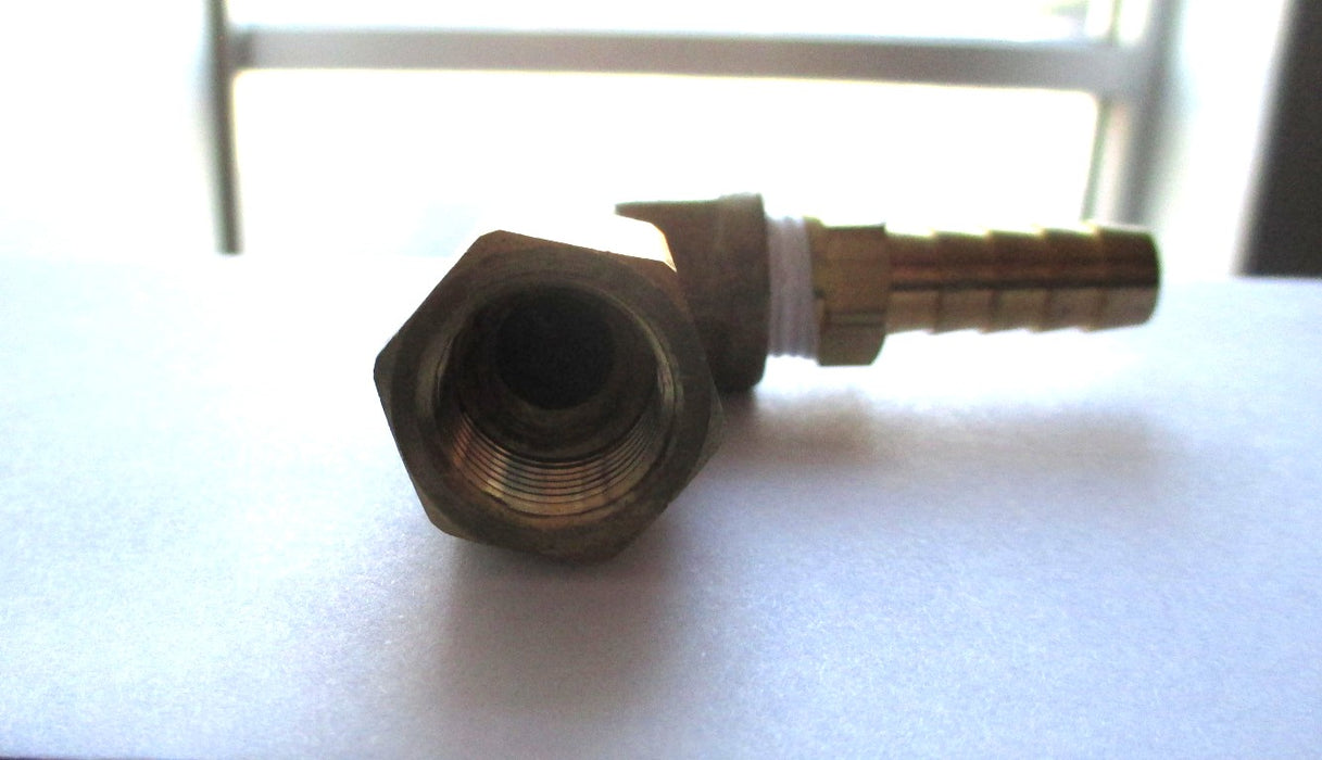 664HBL6: 90 Degree 3/8 Hose Barb x FFL