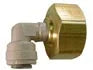 J4HT-12-90SJ: 1/4 Tube X Garden Hose Swivel Connector 90 Degree - No Swivel