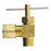 Brass Compression X MPT 90 Degree Needle Valve