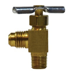 Brass MFL X MPT 90 Degree Needle Valve