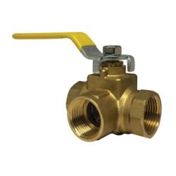 3-Way Ball Valve, Side Outlet