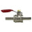 944005: 1/4 BARB X 1/4 BARB CP BALL VALVE