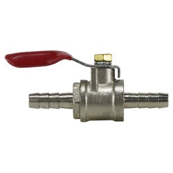 944005: 1/4 BARB X 1/4 BARB CP BALL VALVE