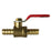 Brass Hose Barbed X Hose Barbed Mini Ball Valve