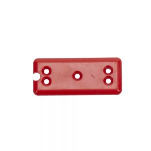PH10-27R: Wunder-Bar Bargun Bottom Plate, 10 Button, Red
