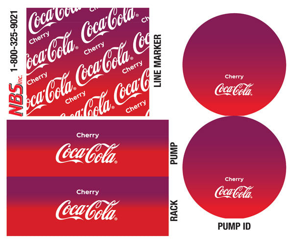 Cherry Coke Flojet BIB Marker