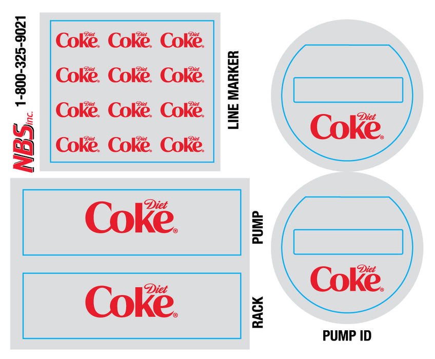 Diet Coke Flojet BIB Marker