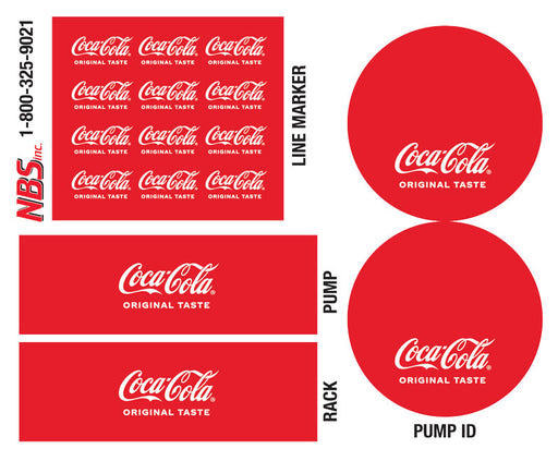 Coke Flojet BIB Marker