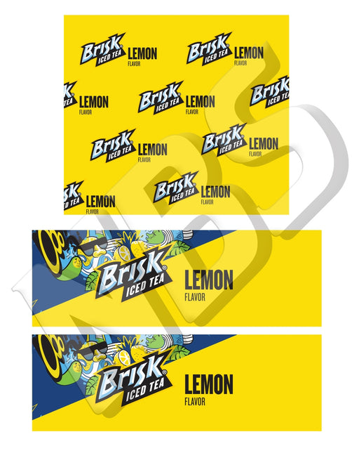 Brisk Lemon Iced Tea BIB Marker