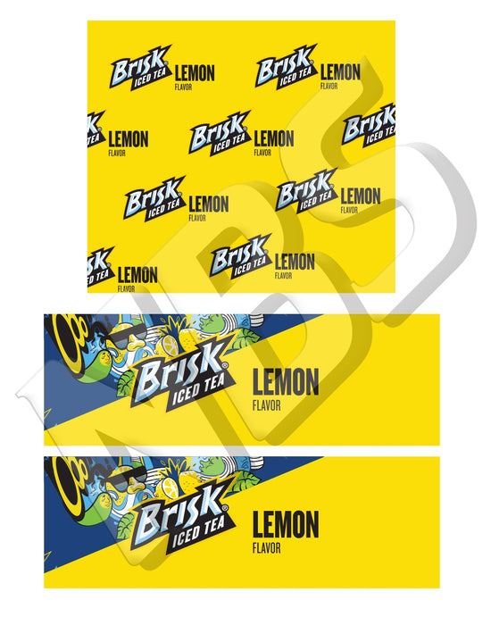 Brisk Lemon Iced Tea BIB Marker