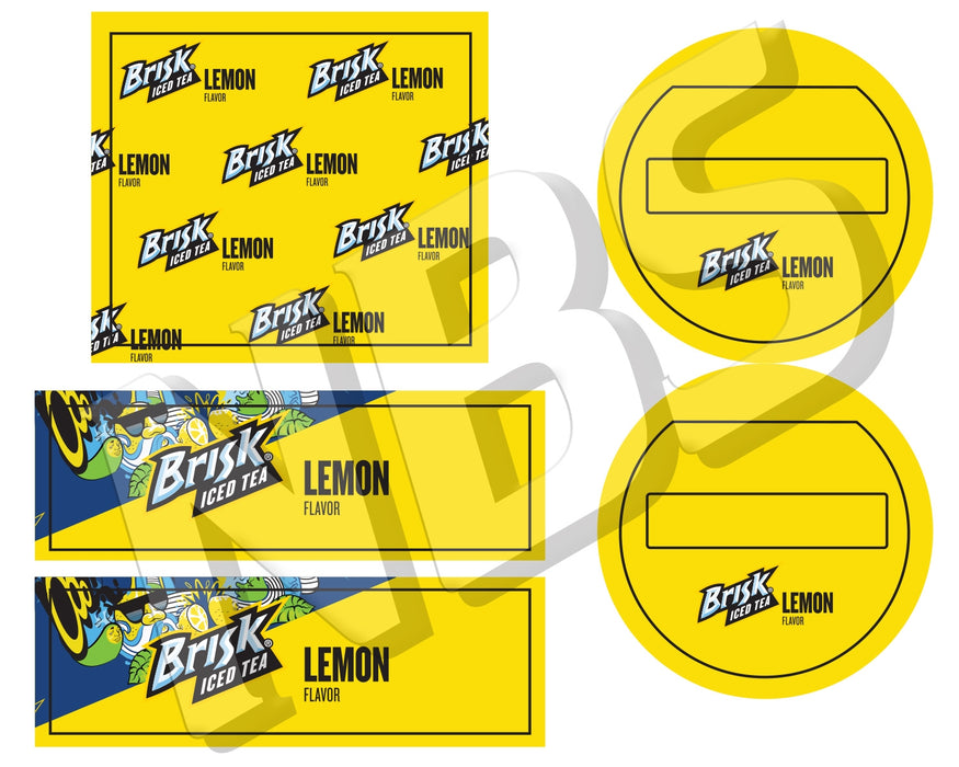 Brisk Lemon Tea Flojet Bib Markers