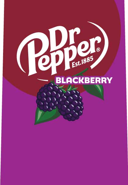 Dr. Pepper Blackberry UF1 Decal