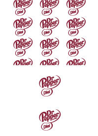 Diet Dr. Pepper Bib Markers — Midwest Beverage