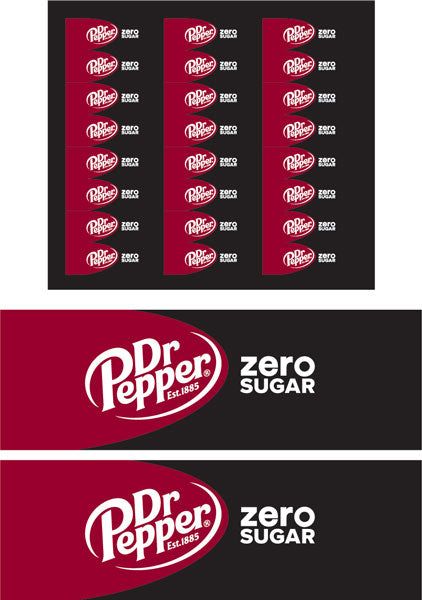 Dr Pepper Zero Sugar BIB Marker
