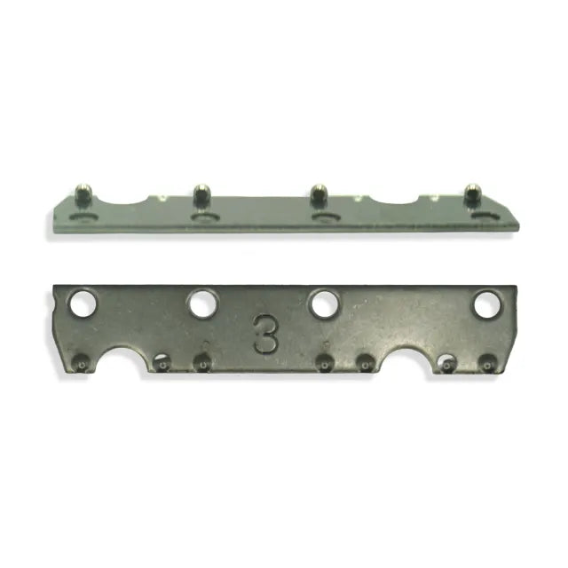 PH10-9-4HS #3: Wunder-Bar Bargun Butterfly Plate, 4 Hole, Special #3