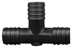 BA77516: 3/4 Hose Barbed Plastic Tee