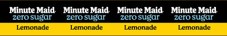 Minute Maid Lemonade Zero Sugar Syrup Line Marker