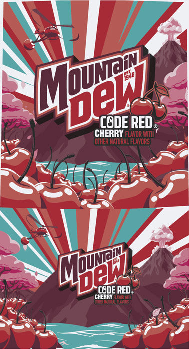 Mtn Dew Code Red LEV Decal