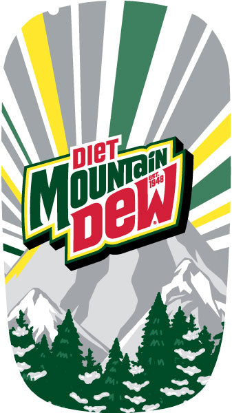 Diet Mountain Dew Flomatic GP Decal