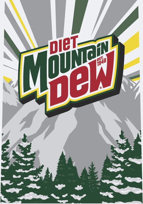 Diet Mtn Dew UF1 Decal