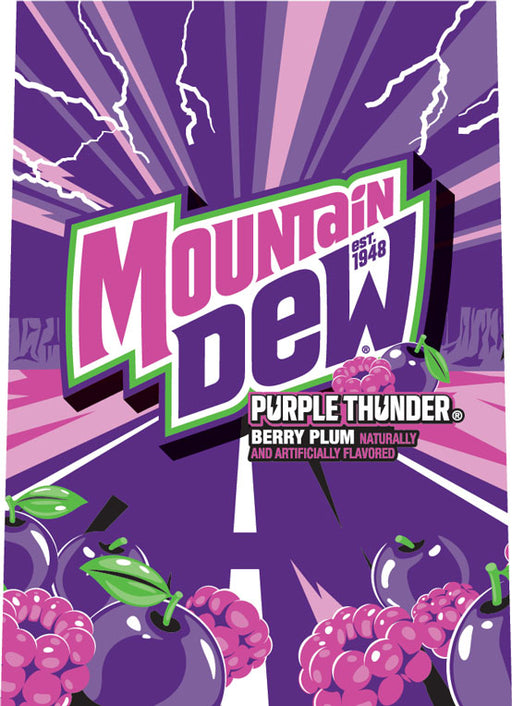 Mt. Dew Purple Thunder UF-1 Decal
