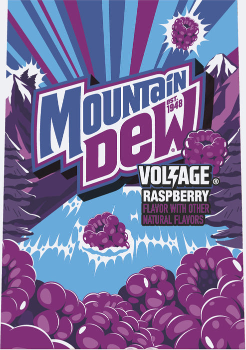 Mt. Dew Volage Raspberry UF-1 Decal
