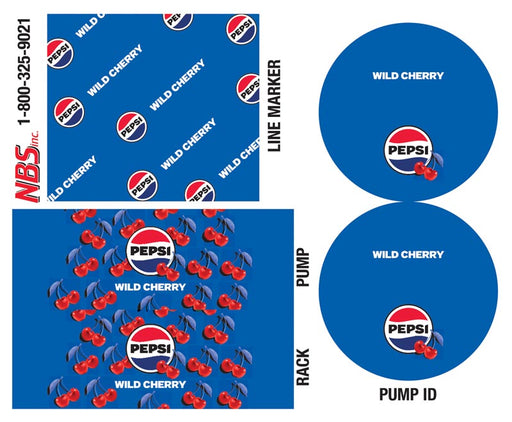 Pepsi Cherry Flojet Bib Markers