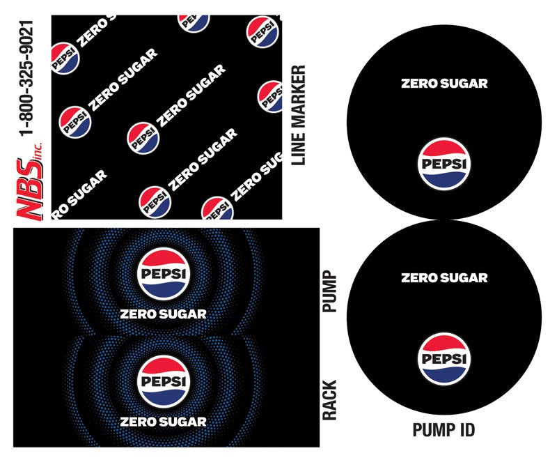 Pepsi Zero Flojet BIB Marker