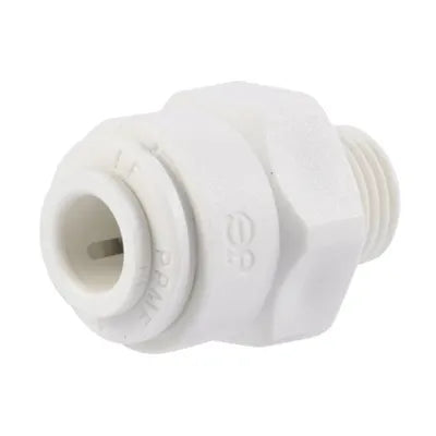 J6MC4PP: JG 3/8" Tube x 1/4" MPT Connector, White Poly