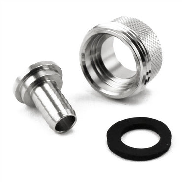 4353: Male Beer Thread Cleaning Attachment, 5/16&quot; Hose Barb End