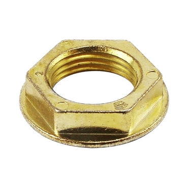 610B: Brass Flanged Shank Lock Nut - 5/8" BSP