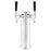 Wine Tower with Stainless Steel Column, 304 Faucet and Shank, Barrier Tubing w/304 Tailpiece