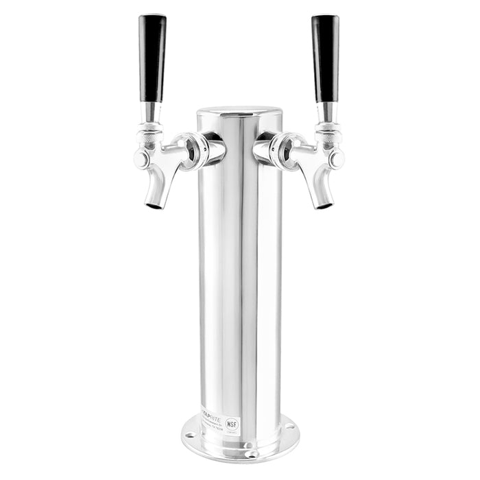 Wine Tower with Stainless Steel Column, 304 Faucet and Shank, Barrier Tubing w/304 Tailpiece