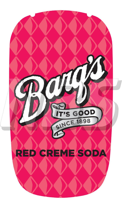 Barq's Red Cream Soda Flomatic GP Decal