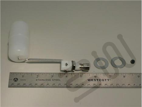 Float Valve Assembly, I-Series Ice Makers, 165681001