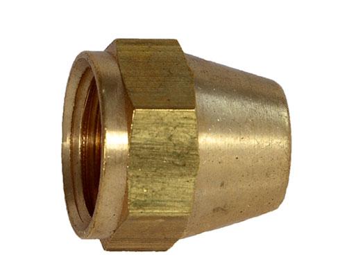 Brass 3/8 Flare Nut, E41FX-6