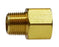 Brass 1/8 FPT X 1/8 MPT Pipe Adapter, 222P-2-2, 28190