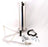 D4743TSS : Single Faucet Tower, 3" Diameter, Stainless Steel Column, with Stainless Steel Lever Faucet