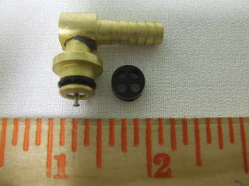 1/4 Brass Barb Elbow with Check Valve
