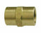 Brass 1/2 FPT Pipe Coupler, 28061L
