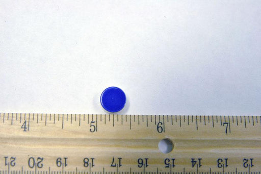 Blank Blue Button Cap