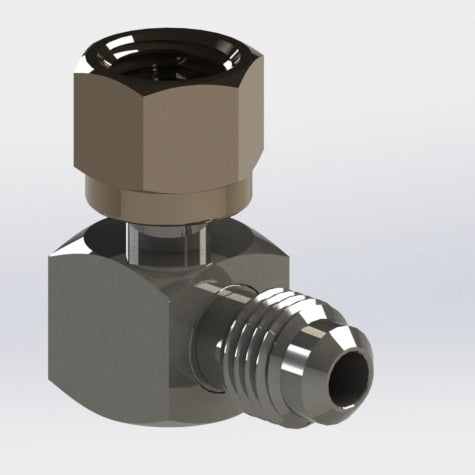 Stainless Steel MFL Tee with Side Swivel Nut