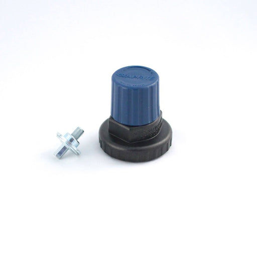 740-605: Regulator Bonnet Assembly, Polycarbonate, Blue Cap, for Primary CO2 Regulators
