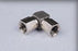 7056: 1/4 FFL Swivel Elbow, Stainless Steel