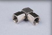 7056: 1/4 FFL Swivel Elbow, Stainless Steel