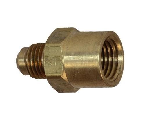 Brass 1/4 Male Flare X 1/4 Female Pipe Connector