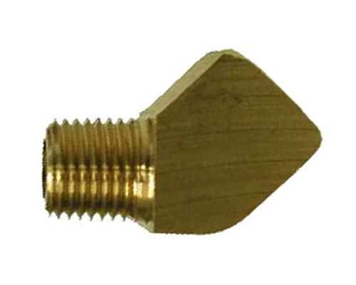 Brass 1/2 FPT X 1/2 MPT 45 Degree Street Elbow, 2214P-8-8, 28233