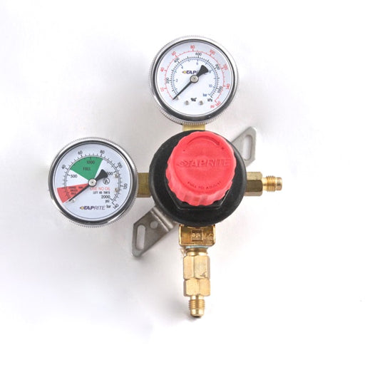 T5741WMHP  1P (Pressure) X 1P (Product), 160lb & 2000lb gauge, ¼ flare inlet, ¼ flare with check valve, red cap