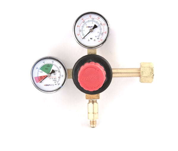T5741PMHP  1P (Pressure) X 1P (Product), 160lb & 2000lb gauge, ¼ flare with check valve, red cap