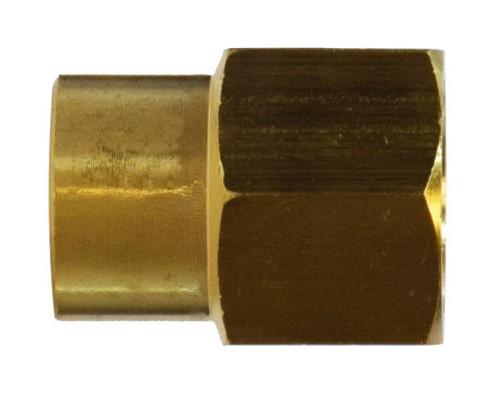 Brass 1/4 FPT X 1/8 FPT Reducing Coupler, 28181, 208P-4-2